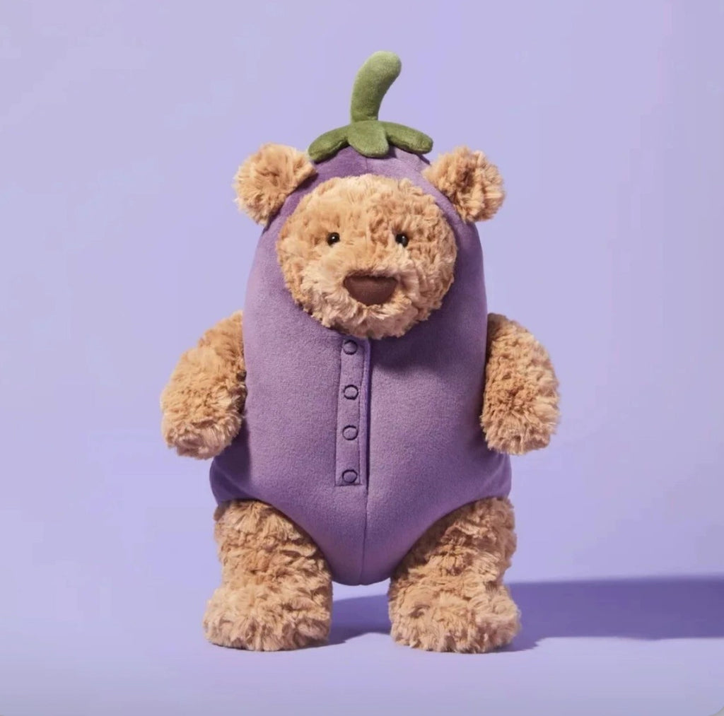 Bartholomew Bear Aubergine